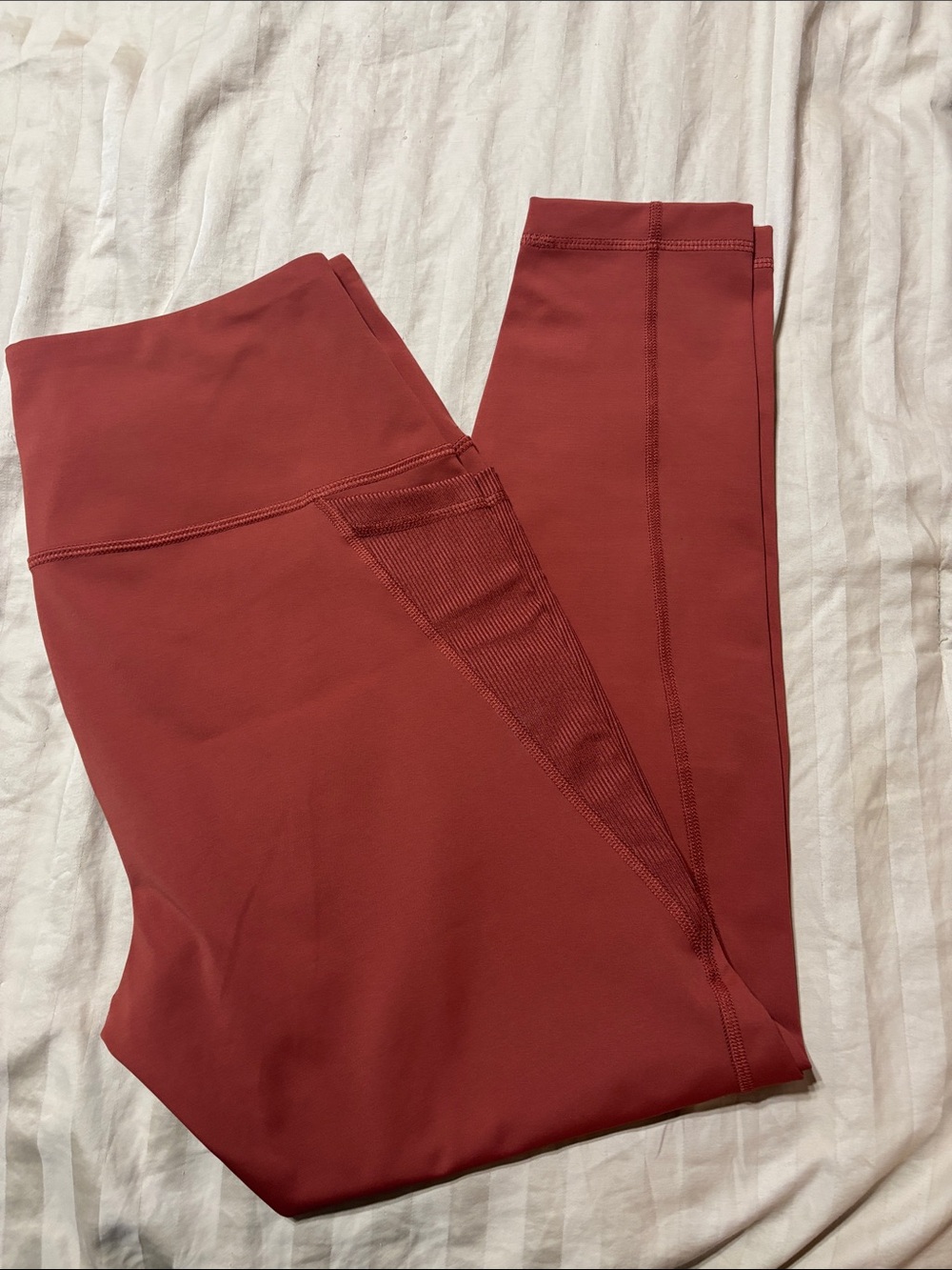 90 Degree By Reflex High-Waist Leggings in Terracotta